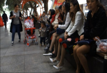 White dress and nylon feet